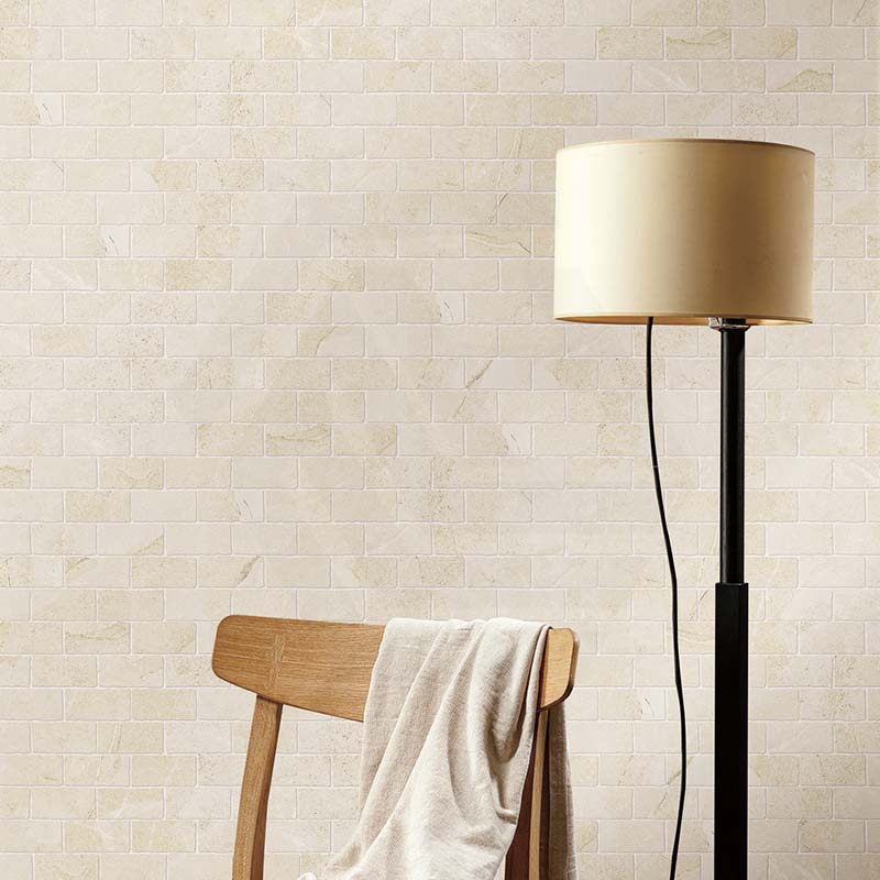 Capri Nutmeg SurfaceTec Subway Tumbled Edge 100x200mm Tile