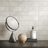 Capri Salt SurfaceTec Subway Tumbled Edge 100x200mm Tile