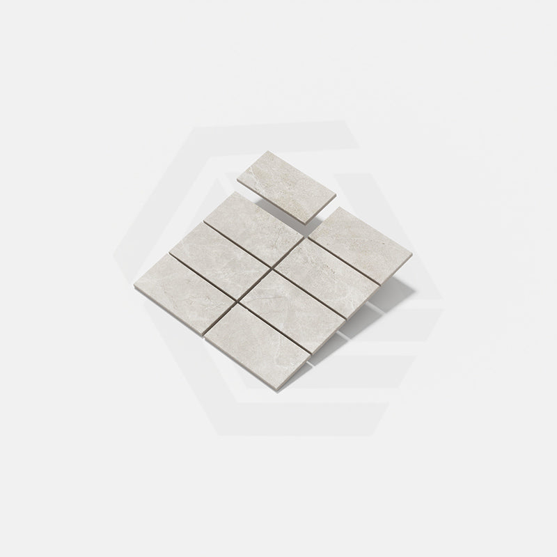 Capri Salt SurfaceTec Subway Tumbled Edge 100x200mm Tile