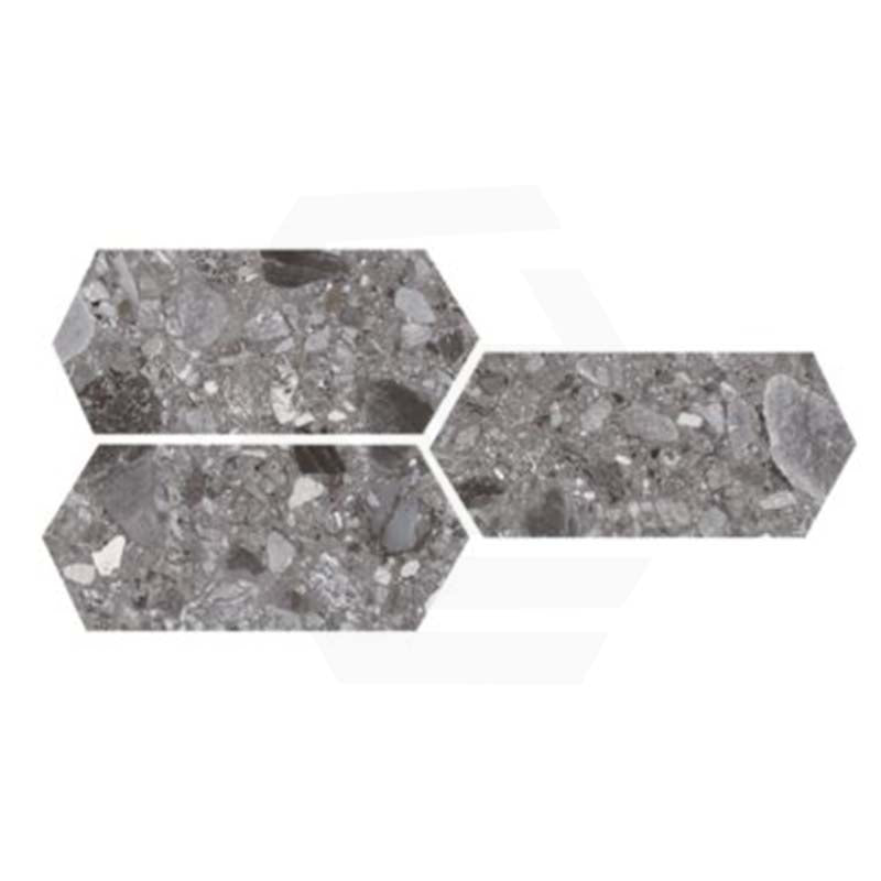 Ceppo Stone Dark SurfaceTec Picket 264x300.5mm Mosaic Tile