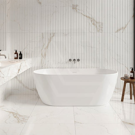 Calacatta Warm 3D Concave SilkTec Marble Look 600x1200mm Tile