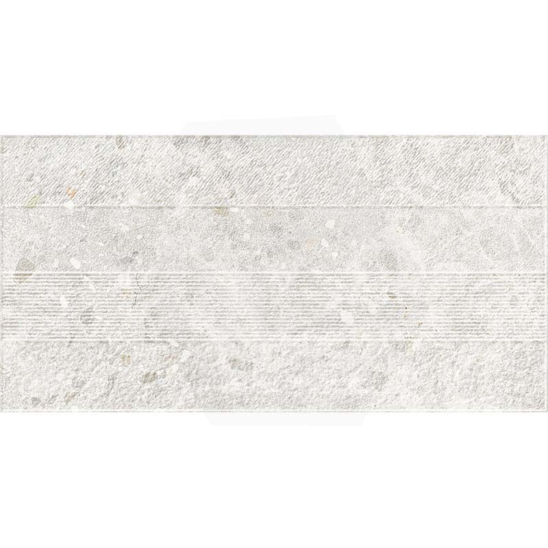 Dawn White Terrazzo Look Matt 300x600mm 3D Textured Tile