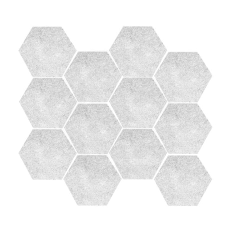 ENZO Moon SurfaceTec Hexagon Mosaic Tile 265x305mm Sheet