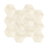 ENZO Sand SurfaceTec Hexagon Mosaic Tile 265x305mm Sheet