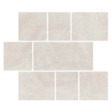 French Alps Canvas Stax Mosaic Matt Tile 345.5x297mm Sheet
