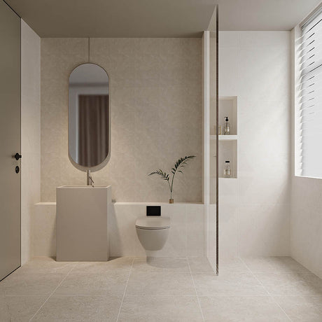 French Alps Canvas Stax Mosaic Matt Tile 345.5x297mm Sheet