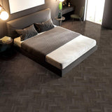 Hardwood Iron Bark Herringbone Surface Tec Mosaic Tile 352x422mm Sheet