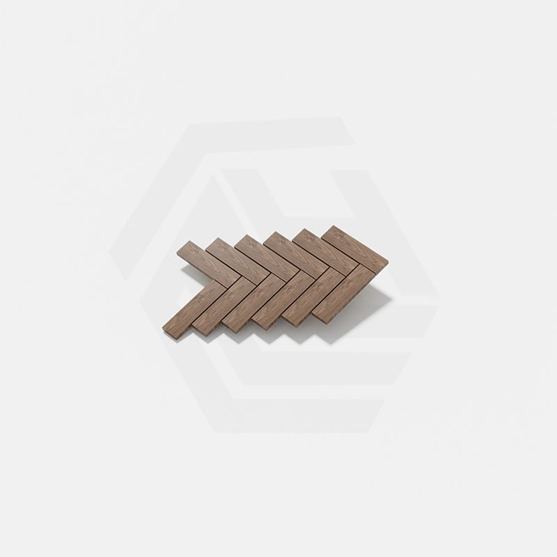 Hardwood Spotted Gum Herringbone Surface Tec Mosaic Tile 352x422mm Sheet