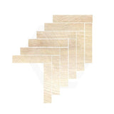 Hardwood Tasmania Oak Herringbone Surface Tec Mosaic Tile 352x422mm Sheet