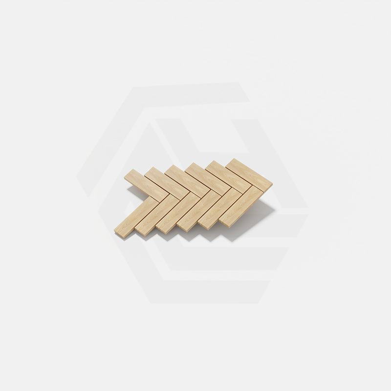 Hardwood Tasmania Oak Herringbone Surface Tec Mosaic Tile 352x422mm Sheet