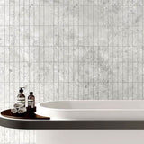 Matera Cielo Matt Porcelain Subway Tile 60x250mm