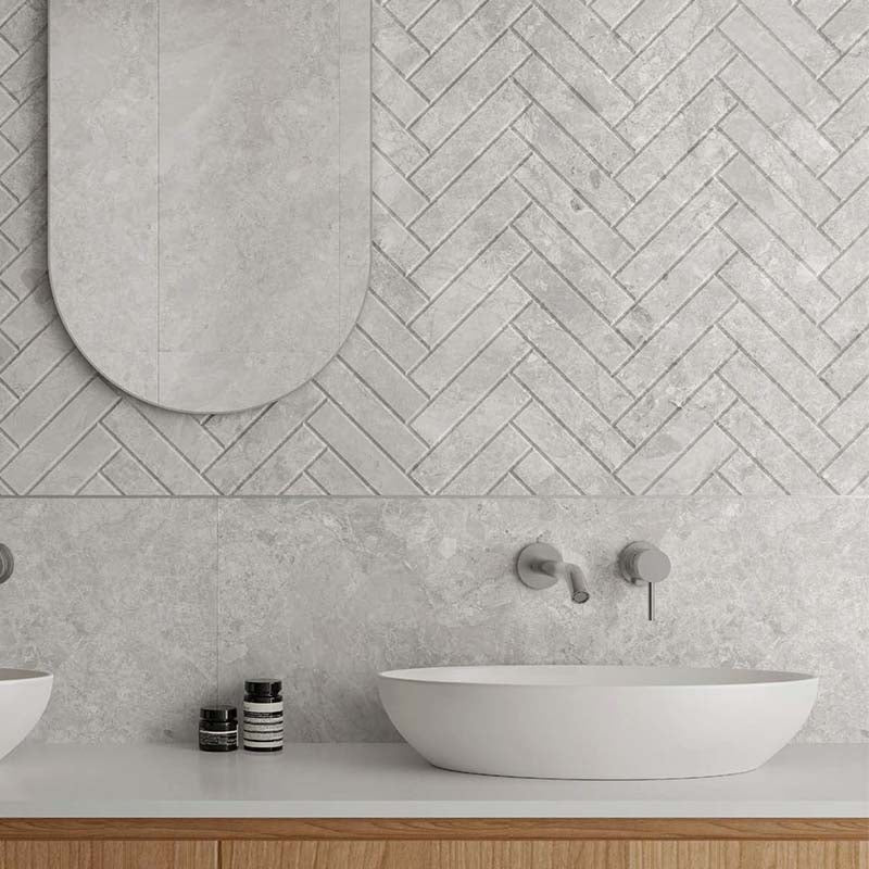 Matera Cielo Matt Porcelain Subway Tile 60x250mm