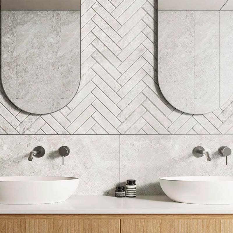 Matera Luna Matt Porcelain Subway Tile 60x250mm