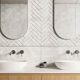 Matera Luna Matt Porcelain Subway Tile 60x250mm