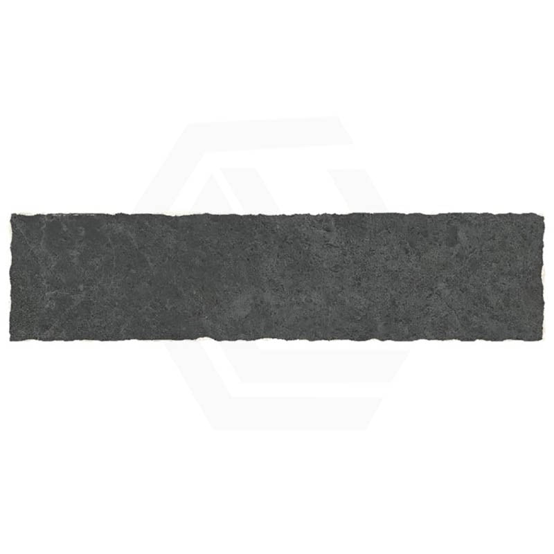 Palermo Carbon Matt Subway Tumbled Edge 60x250mm Feature Tile