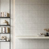 Palermo Chalk Matt Subway Tumbled Edge 60x250mm Feature Tile