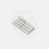 Palermo Chalk Matt Subway Tumbled Edge 60x250mm Feature Tile