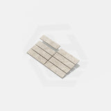 Palermo Ivory Matt Subway Tumbled Edge 60x250mm Feature Tile