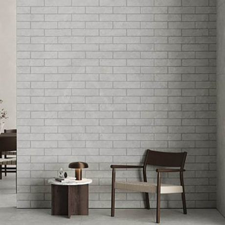 Palermo Mist Matt Subway Tumbled Edge 60x250mm Feature Tile