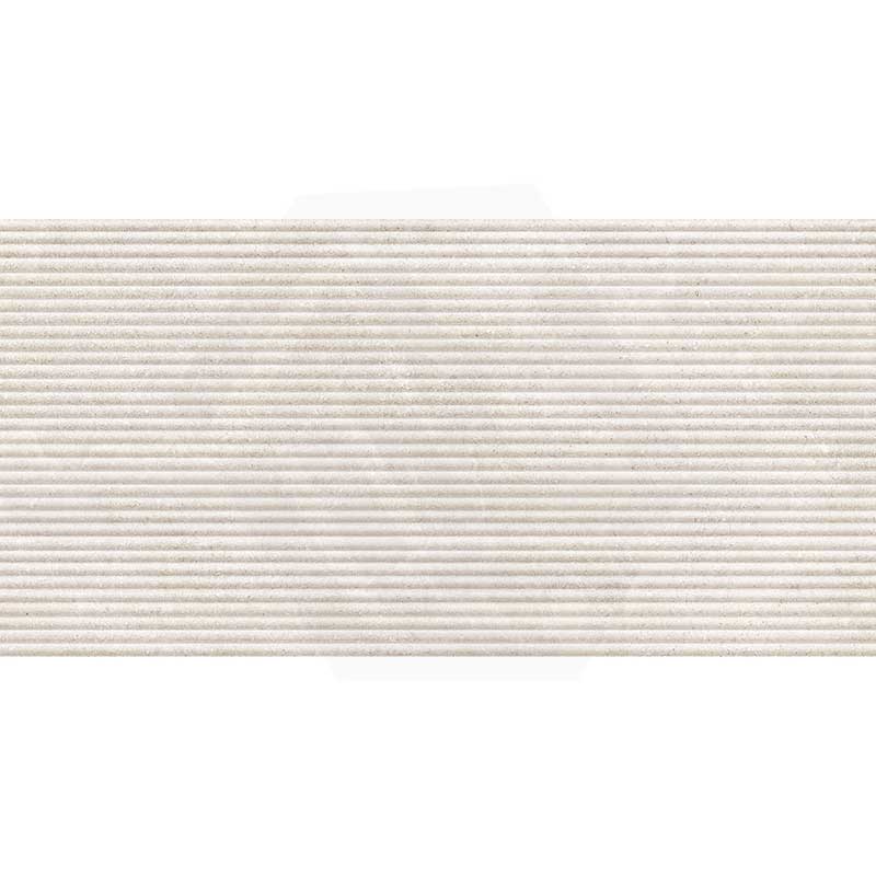 Portofino Gypsum SurfaceTec 3D Flute Stone Look 600x1200mm Tile