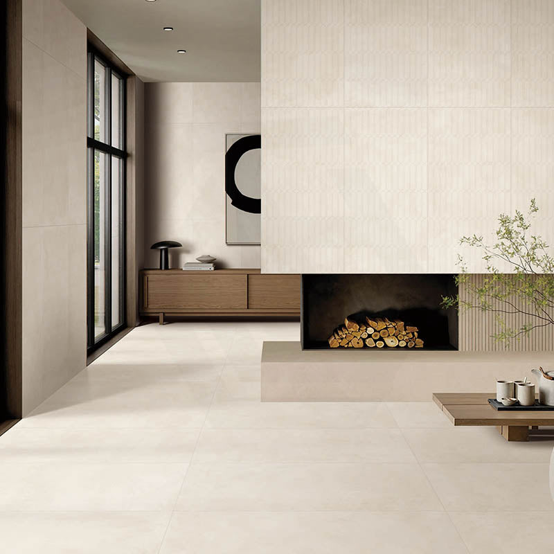 Venice Sabbia Matt Concrete Look 3D Capsule 600x1200mm Tile