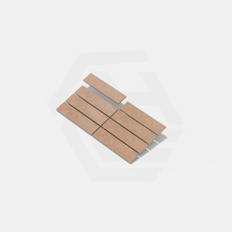 Venice Clay Matt Subway Mosaic 60x250mm Feature Tile