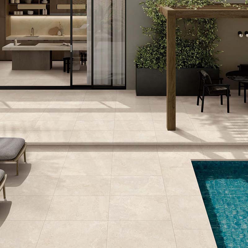 Portofino Bone Pencil Edge External Bullnose Stone Look 400x600x20mm