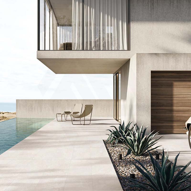 Portofino Gypsum Pencil Edge External Bullnose Stone Look 400x600x20mm