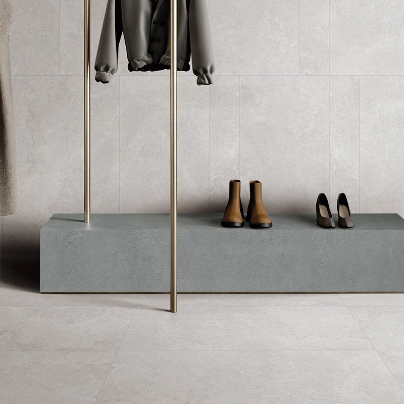Portofino Smoke SurfaceTec Medium Grey Stone Look 300/600/1200mm Tile