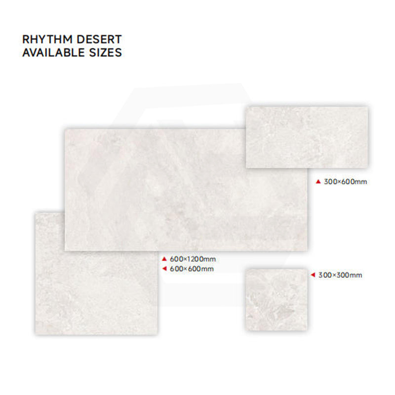 Rhythm Desert Matt Beige Stone Look 300/600/1200mm Tile