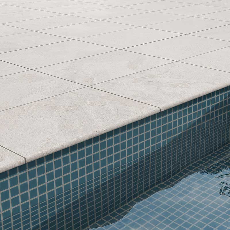 Rhythm Desert Stone Look External Bullnose Round Edge 400x600x20mm