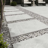 Rhythm White Stone Look External Paver 400x600x20mm