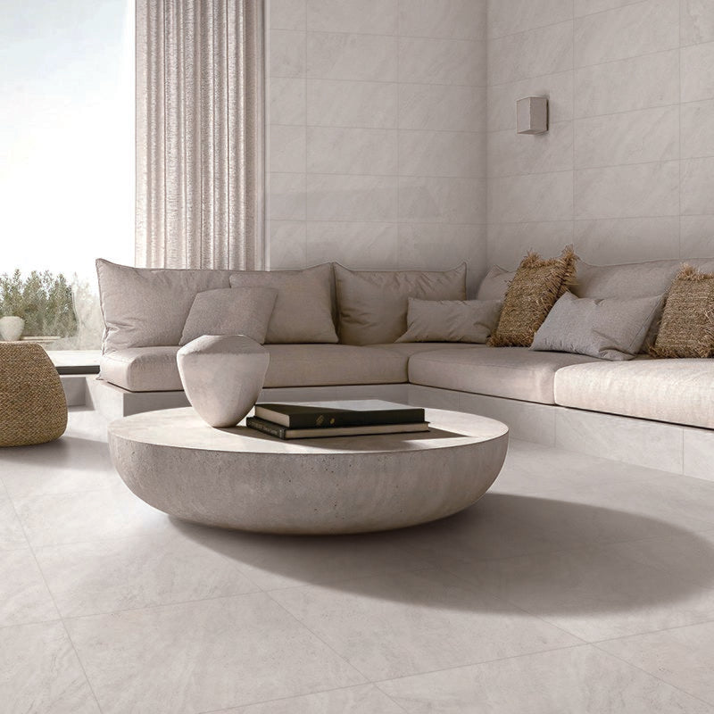 Santa Monica White SurfaceTec Stone Look 300/600/1200mm Tile