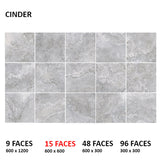 Tibet Cinder SurfaceTec Medium Grey Stone Look 300/600/1200mm Tile