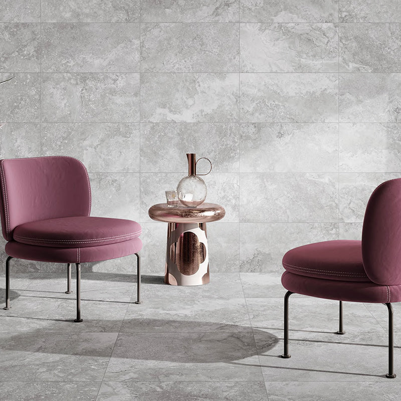 Tibet Cinder SurfaceTec Medium Grey Stone Look 300/600/1200mm Tile