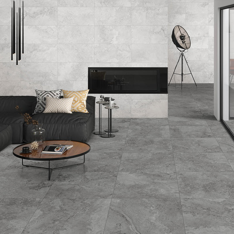 Tibet Coal SurfaceTec Dark Grey Stone Look 300/600/1200mm Tile