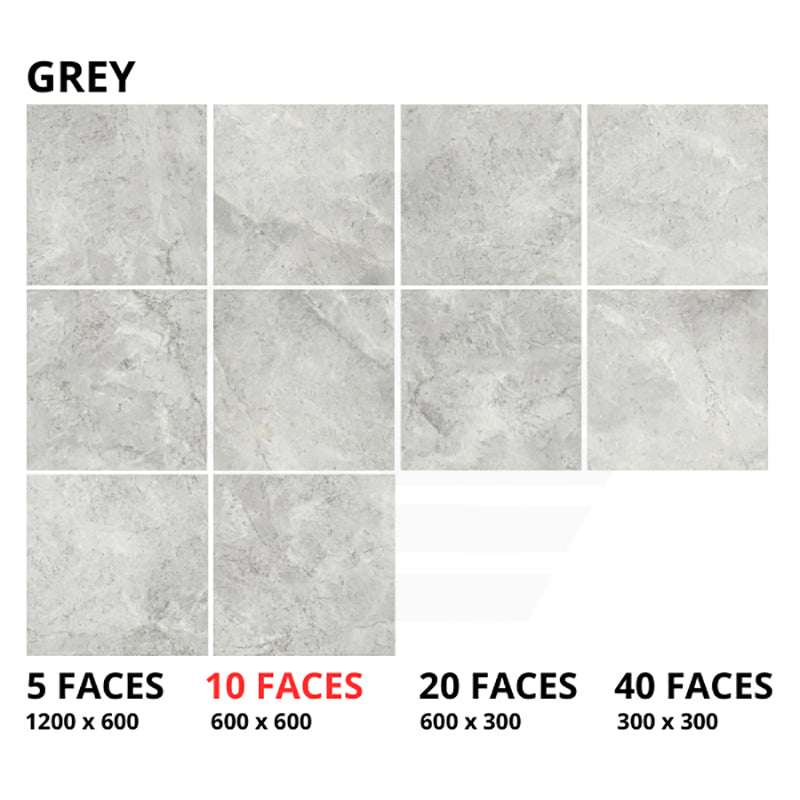 TundraExtra Grey SurfaceTec Marble Look 300/600/1200mm Tile