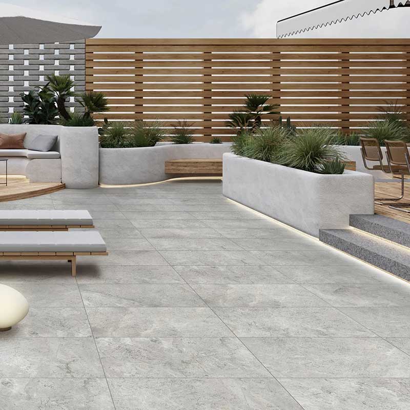 Tundra Extra Grey Marble Look External Paver 400x600x20mm