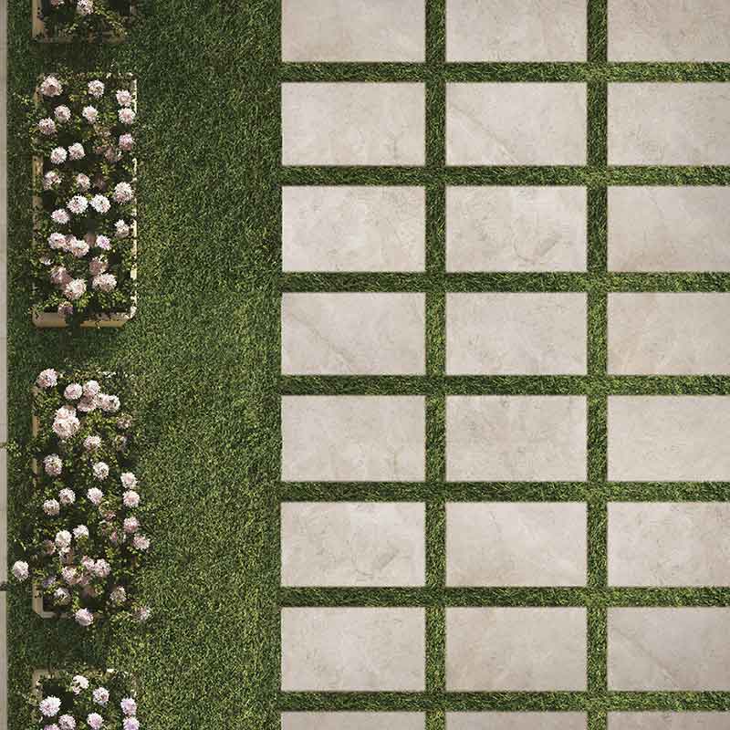Tundra Extra Marfil Marble Look External Paver 400x600x20mm