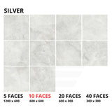TundraExtra Silver SurfaceTec Light Grey Marble Look 300/600/1200mm Tile