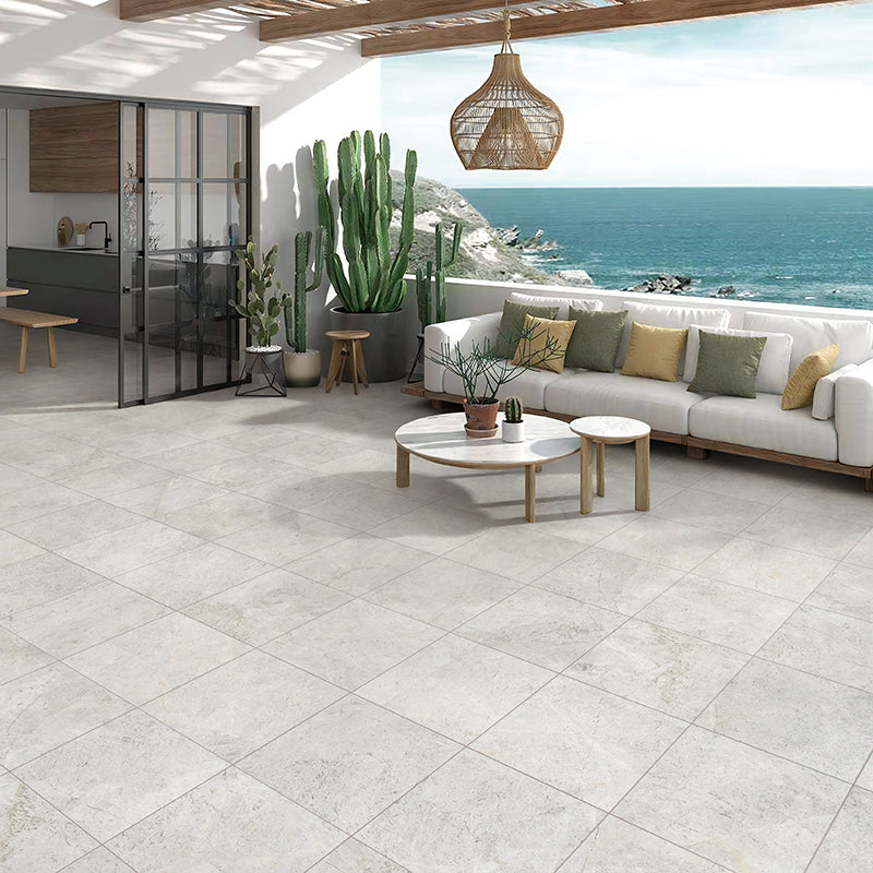 TundraExtra Silver SurfaceTec Light Grey Marble Look 300/600/1200mm Tile