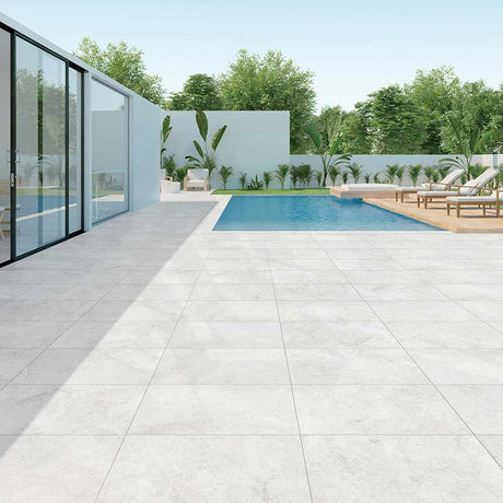 TundraExtra White Marble Look External Paver 400x600x20mm
