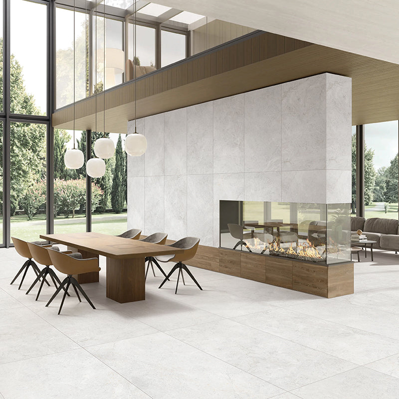 TundraExtra White SurfaceTec Marble Look 300/600/1200mm Tile