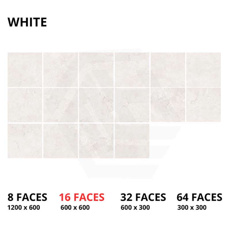 Ultimate White SurfaceTec Stone Look 300/600/1200mm Tile
