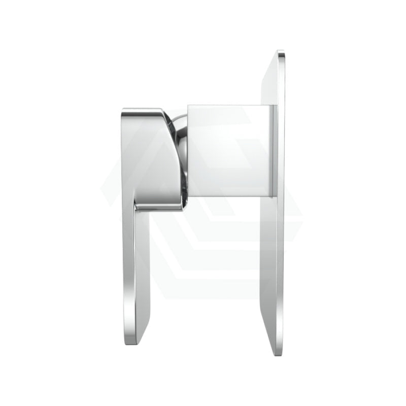 Eden Chrome Soft Square Solid Brass Wall Mixer For Bathtub And Basin Bathroom Products
