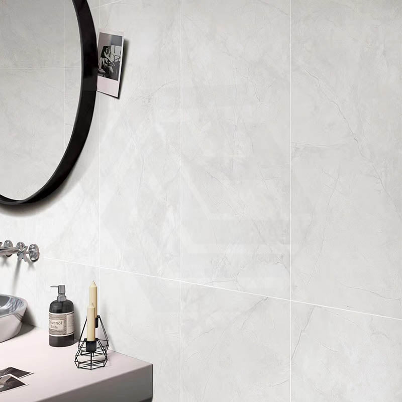 Raso Apls White Soft Matt Marble Look 600/1200mm Tile
