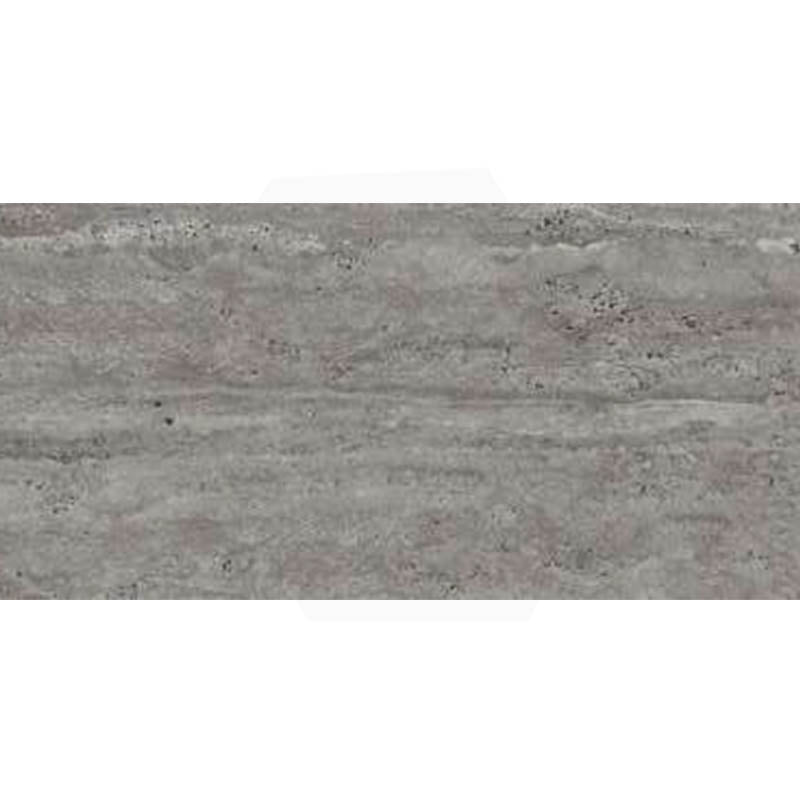 Travertino Dark Grey Matt 600x1200mm Tile