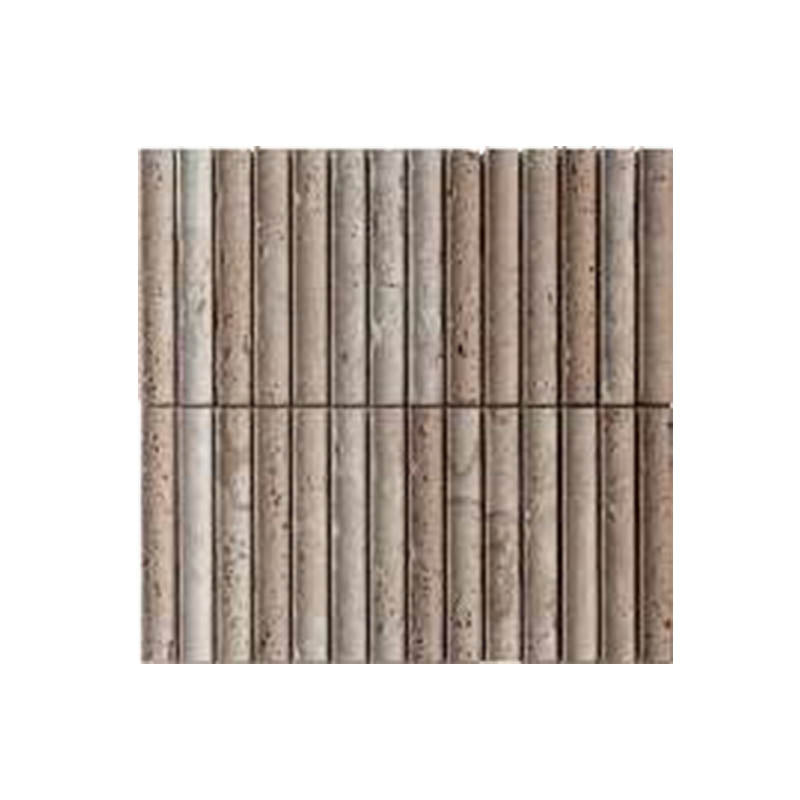 Marble 3D Mosaic Travertine Beige Matt Tile 302x310mm Sheet