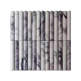 Marble 3D Mosaic Milas Lilac Matt Tile 302x297mm Sheet