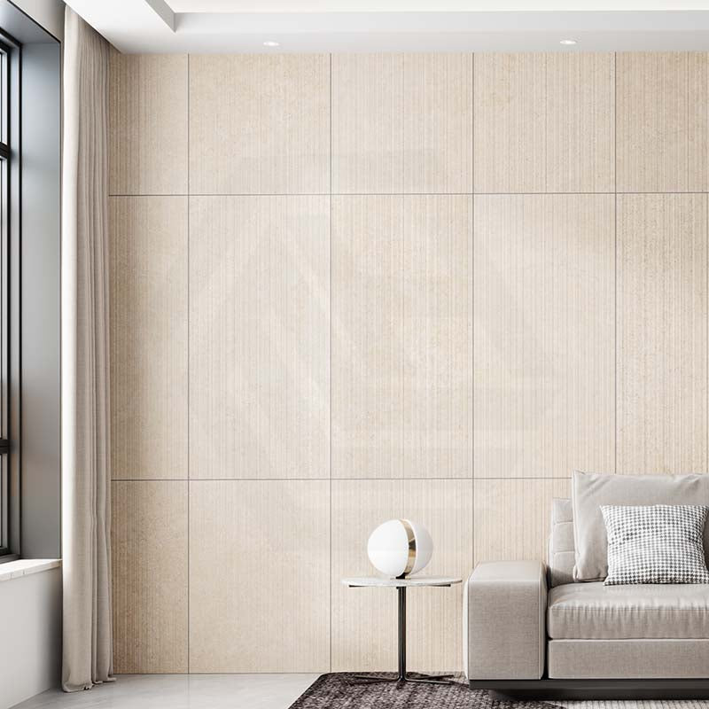 Patrick Beige Ripple Matt Stone Look 600×1200mm Tile